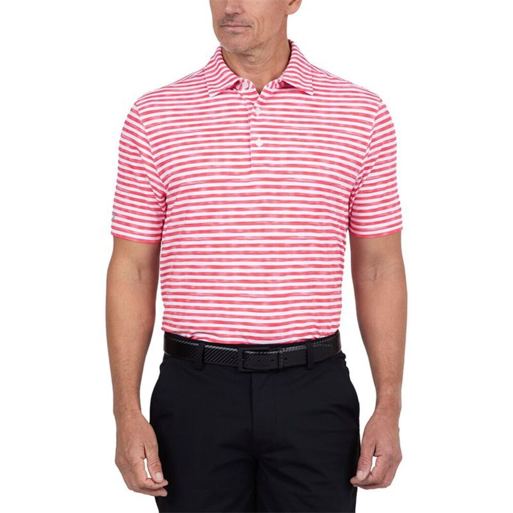 Ibkul Mens  Polo Shirt, Red